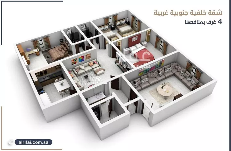 شقة للبيع في شارع محمد علي مغربي, حي الروضة, مدينة جدة, منطقة مكة المكرمة صورة 2