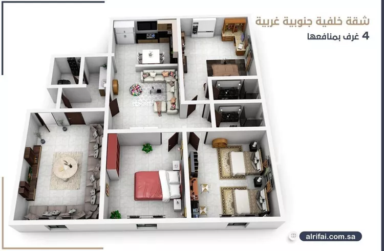 شقة للبيع في شارع محمد علي مغربي, حي الروضة, مدينة جدة, منطقة مكة المكرمة صورة 2