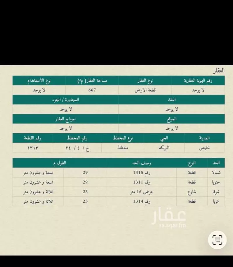 أرض للبيع في شارع محمد الجزولي ، البريكة ، خليص