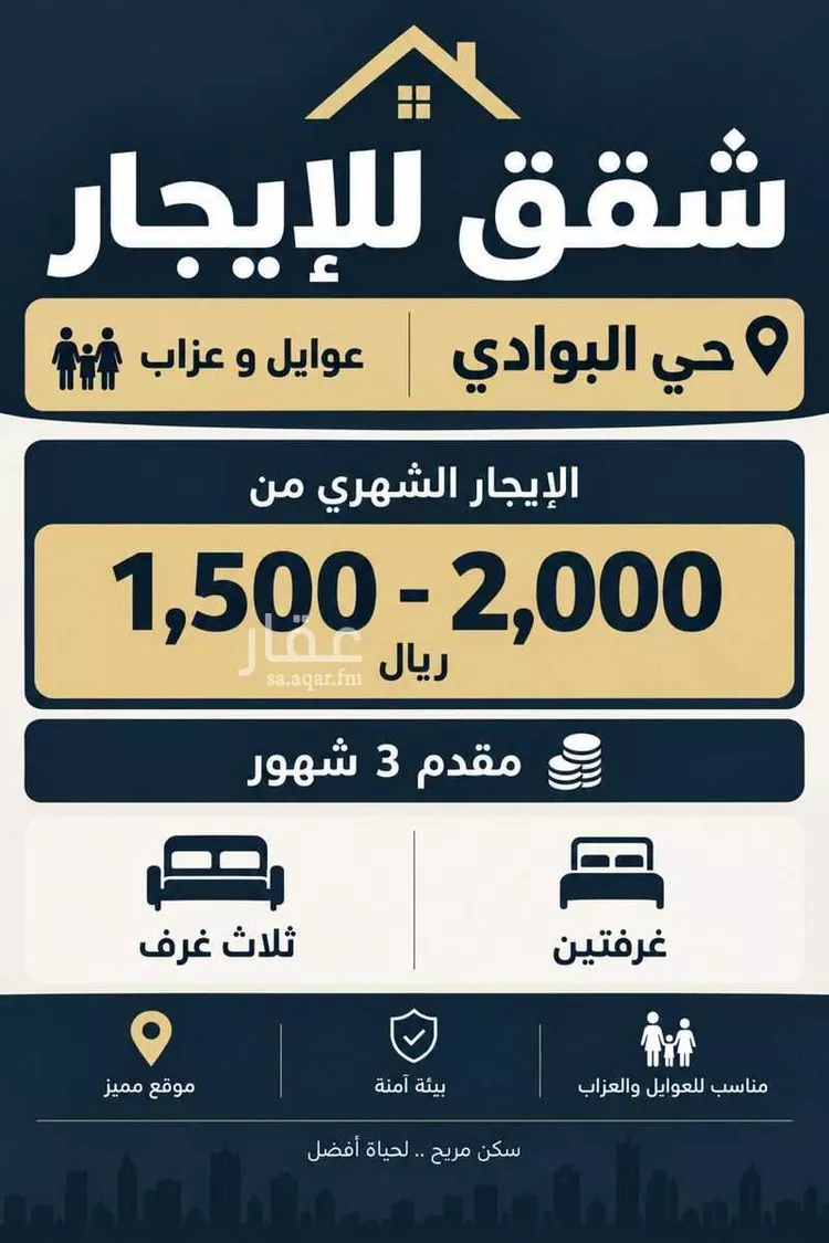 Apartment for Rent in Jeddah Al Bawadi