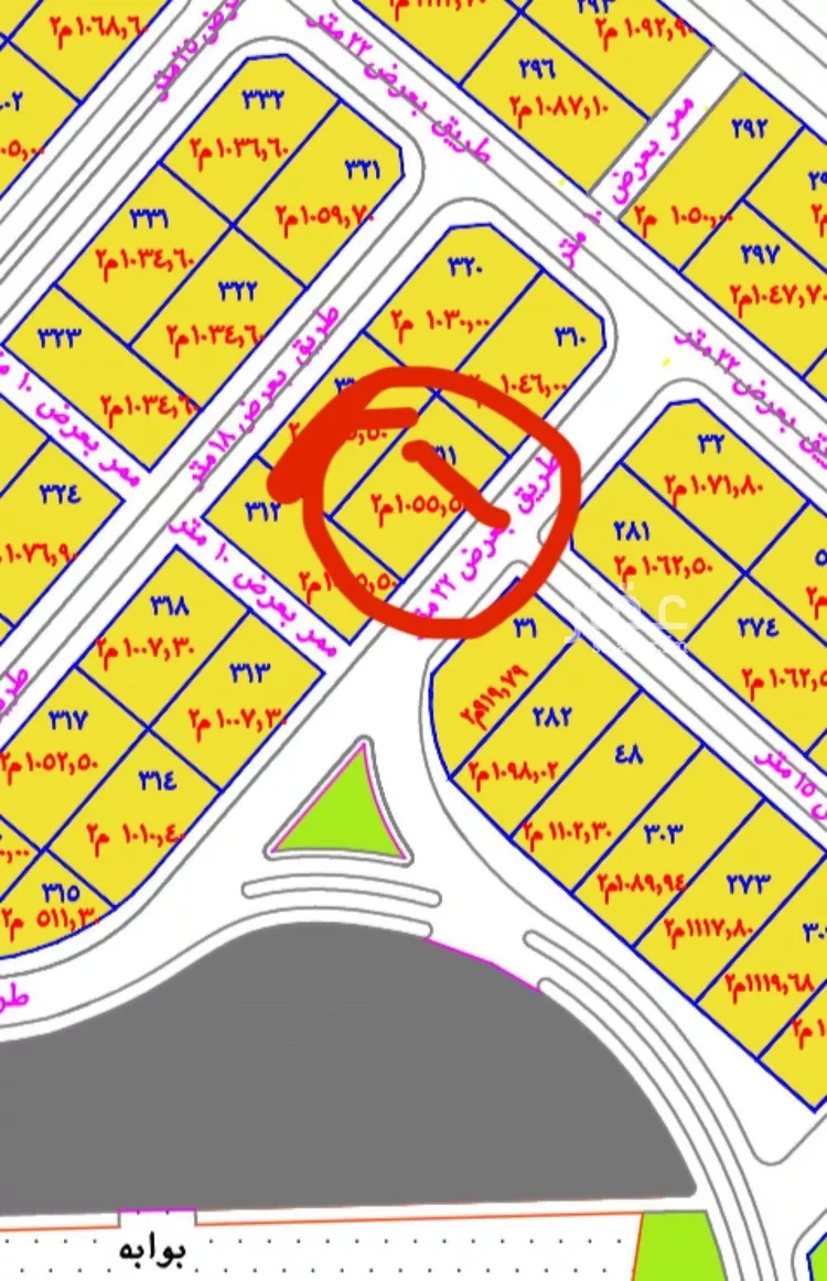 أرض للبيع في حي الحزم 1, مدينة جازان, منطقة جازان