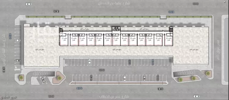 مكتب تجاري للإيجار في شارع عمر بن الخطاب, حي الصفاء, مدينة الرياض, منطقة الرياض