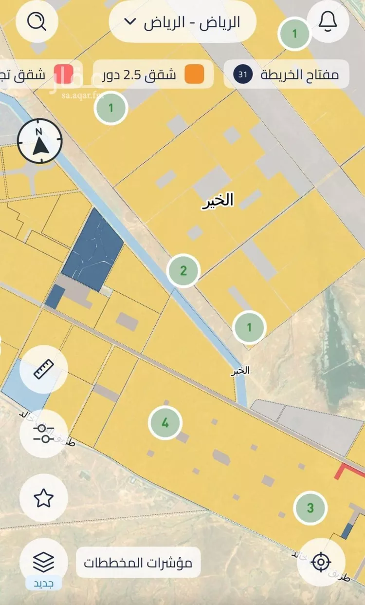 أرض للبيع في شارع نصر بن ظريف, حي الخير, مدينة الرياض, منطقة الرياض صورة 2