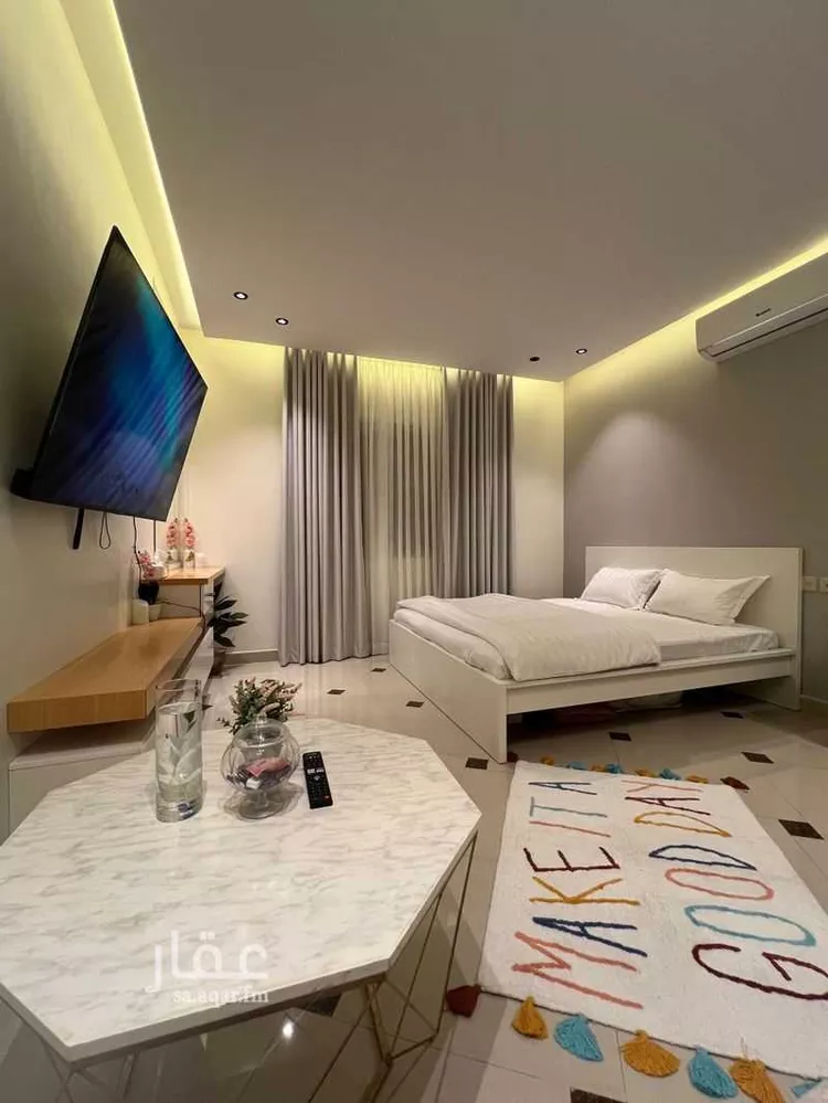 استديو مفروش للحجز في شارع ابن عيدان, الملقا, الرياض صورة 4
