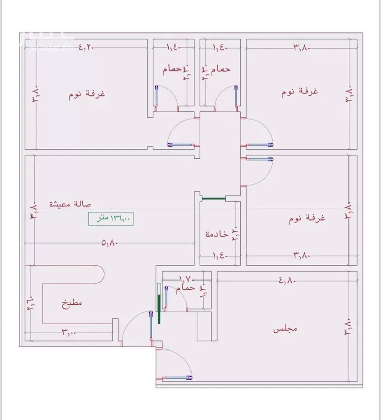 شقة للبيع في شارع السامر, حي الواحة, مدينة جدة, منطقة مكة المكرمة صورة 2