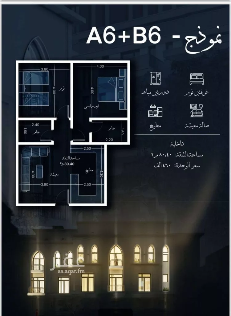 شقة للبيع في شارع احمد الغزاوى, حي الحمراء, مدينة جدة, منطقة مكة المكرمة صورة 2