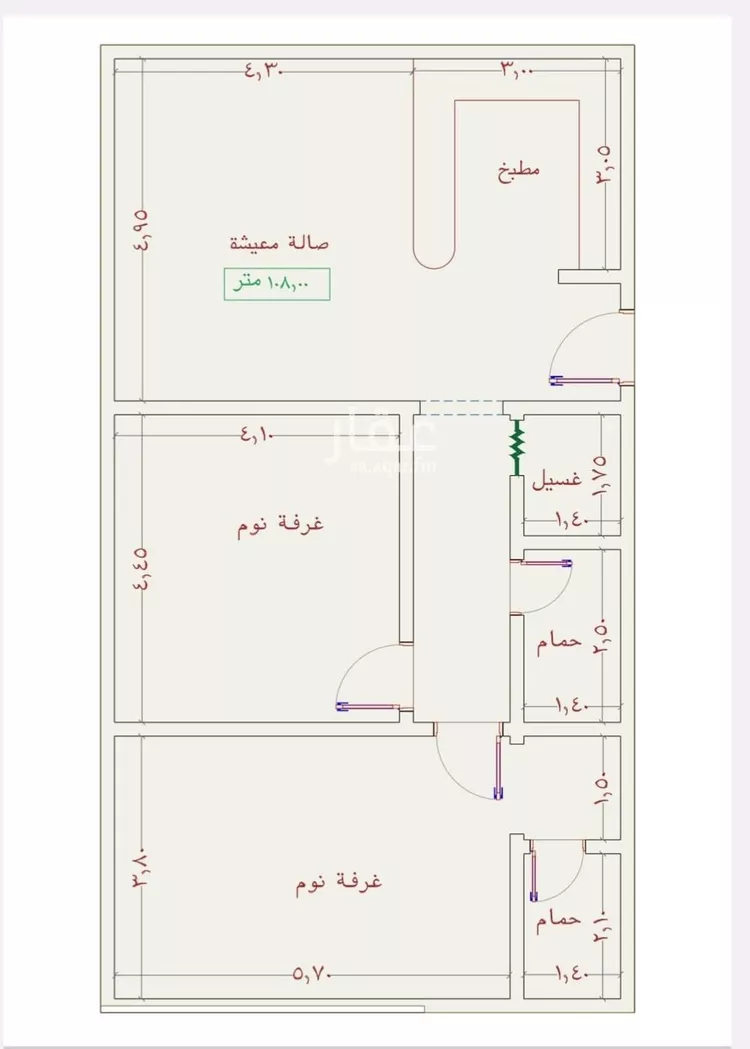 شقة للبيع في شارع عمر الخردلي, حي الجامعة, مدينة جدة, منطقة مكة المكرمة