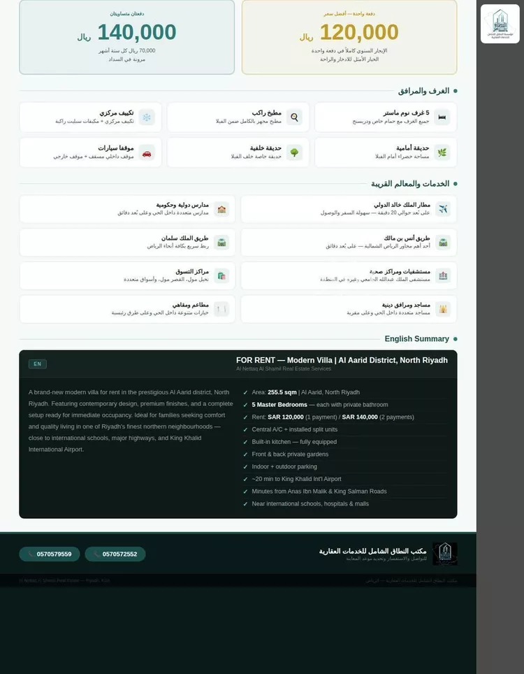 Villa for Rent in Riyadh Al Arid 19