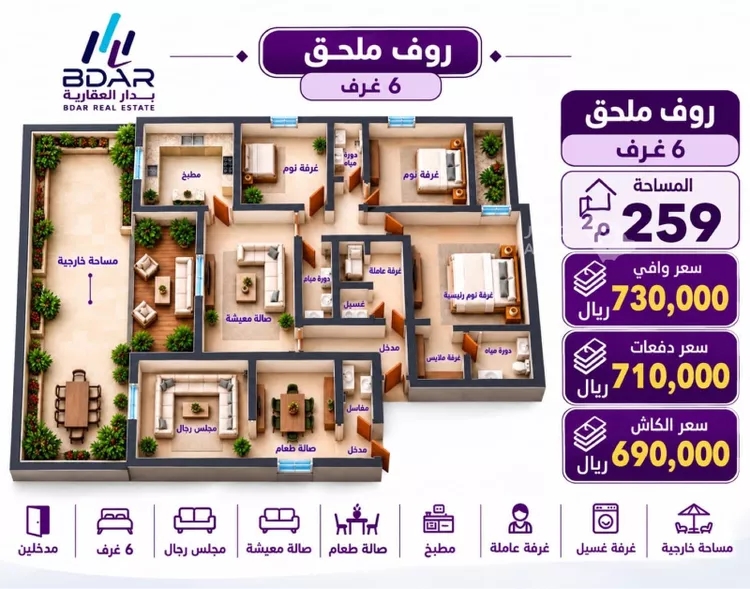 شقة للبيع في شارع ابن سعيد المغربي, حي الرغامة, مدينة جدة, منطقة مكة المكرمة 7
