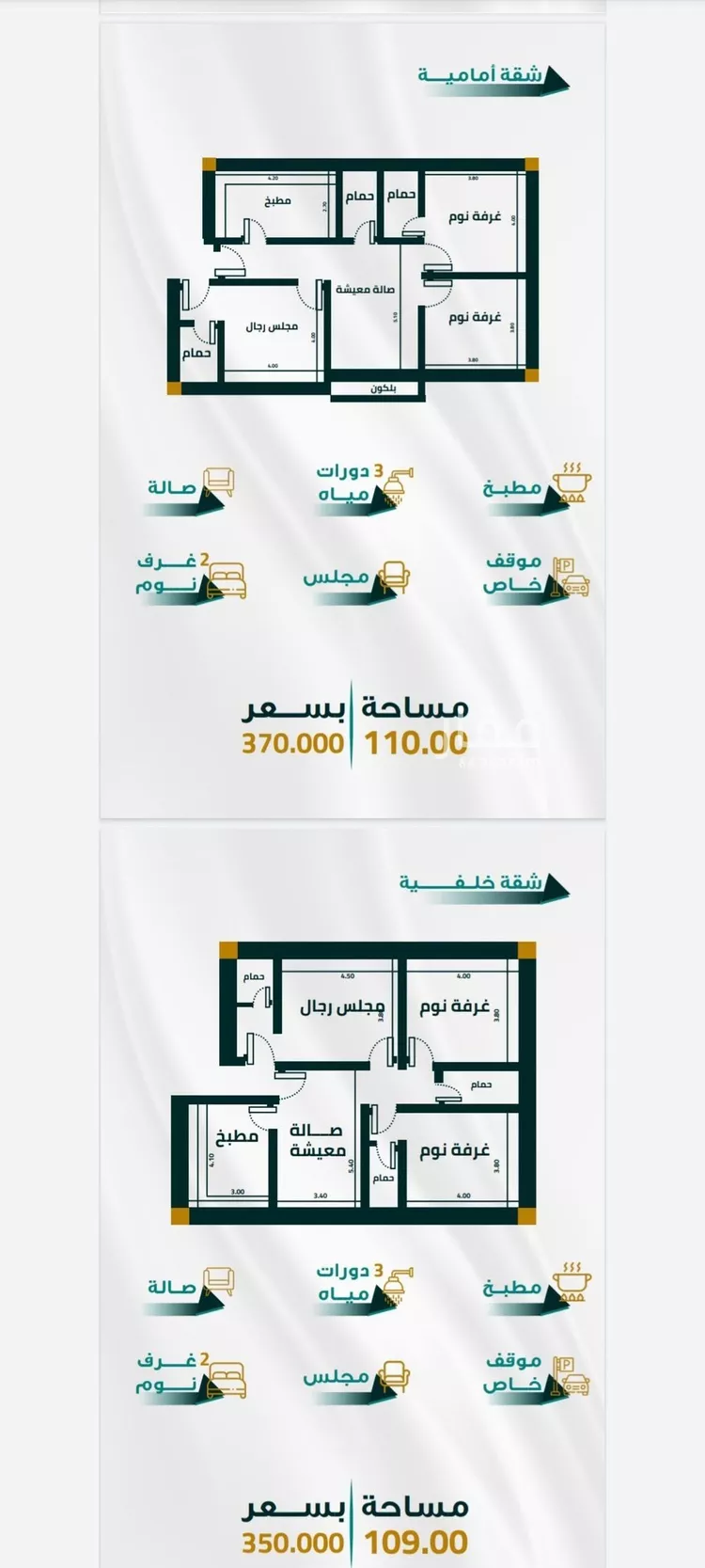 شقة للبيع في شارع ابو ذر الغفاري, حي الفيحاء, مدينة جدة, منطقة مكة المكرمة صورة 3