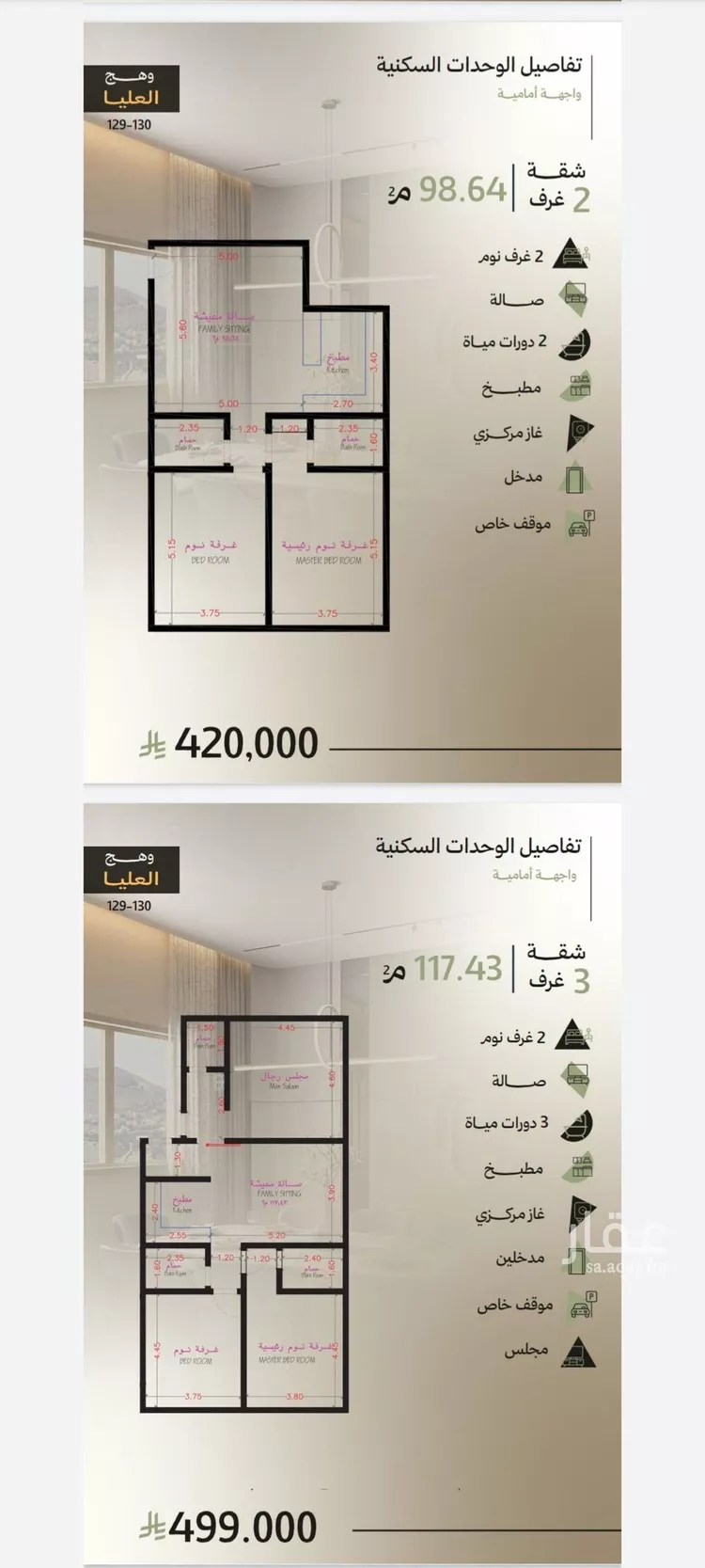 شقة للبيع في حي أبحر الجنوبية, مدينة جدة, منطقة مكة المكرمة صورة 5