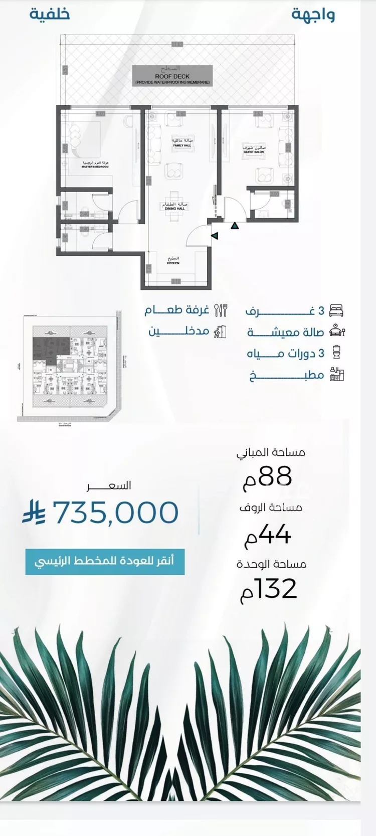 شقة للبيع في شارع الملك الصالح ايوب ابن الكامل, حي الرويس, مدينة جدة, منطقة مكة المكرمة صورة 5