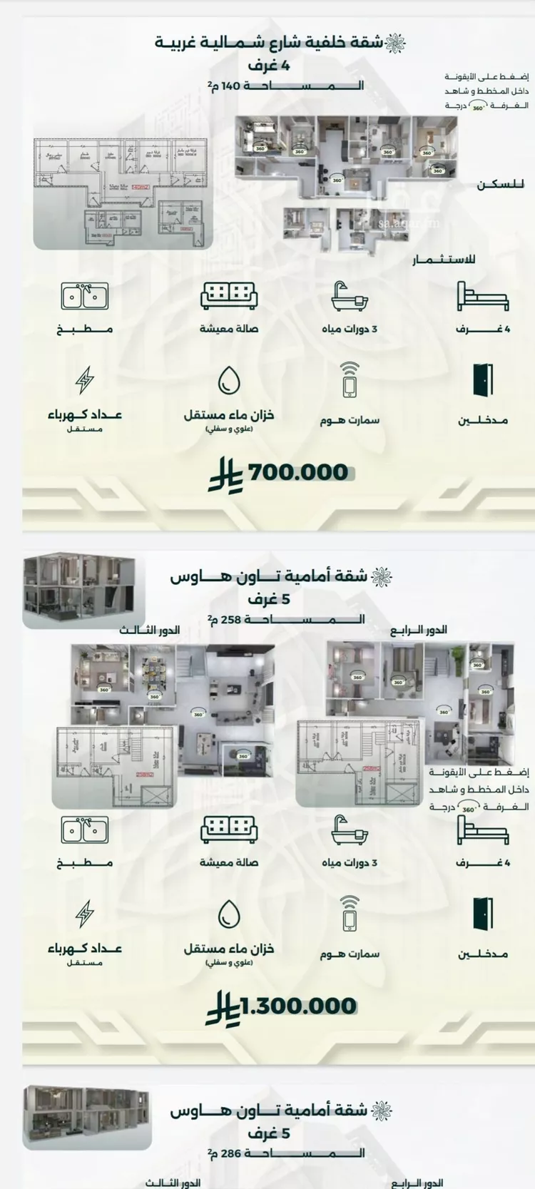 شقة للبيع في شارع محمد حسن العواد, حي الروضة, مدينة جدة, منطقة مكة المكرمة صورة 3