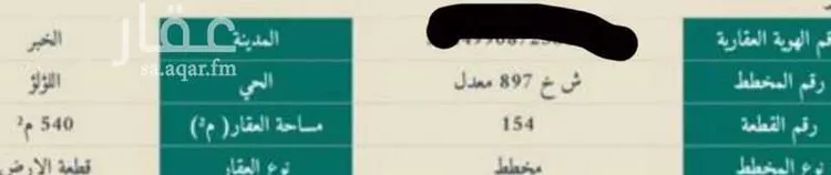 أرض للبيع في شارع عبدالرحمن ابن كعب الانصاري, حي اللؤلؤ, مدينة الخبر, المنطقة الشرقية