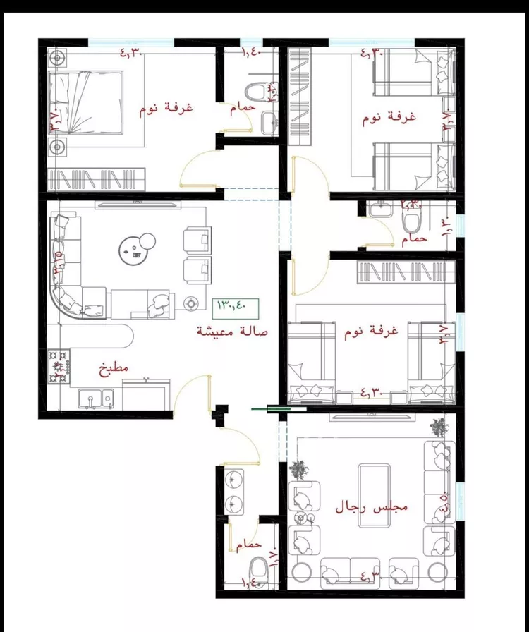 Apartment for Sale in Jeddah Al Faisaliah