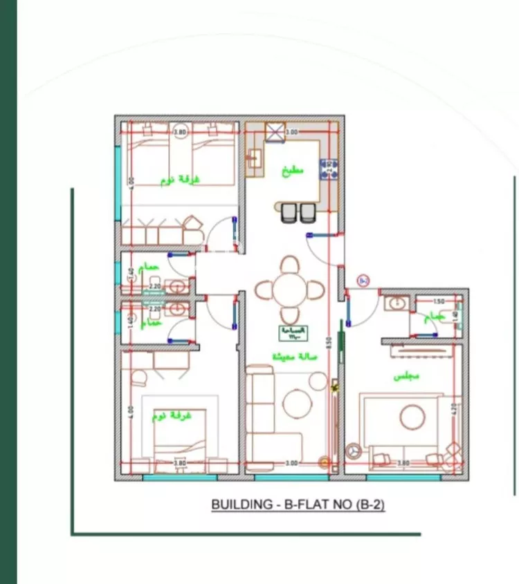 شقة للبيع في شارع طريق الملك عبدالله, حي الفيحاء, مدينة جدة, منطقة مكة المكرمة