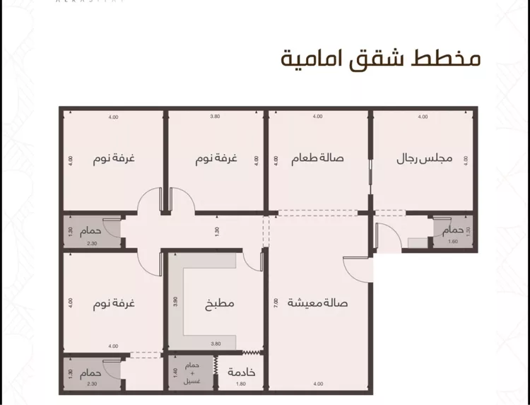 شقة للبيع في شارع حدير مالك, حي الصواري, مدينة جدة, منطقة مكة المكرمة 4