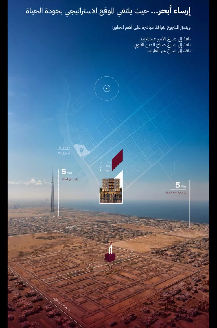 شقة للبيع في شارع الشيخ عيسى بن سلمان ال خليف, حي الياقوت, مدينة جدة, منطقة مكة المكرمة صورة 3