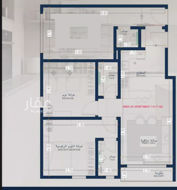 شقة للبيع في شارع عمرو بن بجاد, حي الزهراء, مدينة جدة, منطقة مكة المكرمة صورة 3