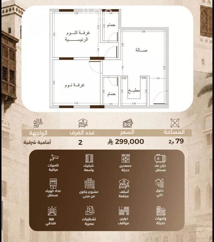 شقة للبيع في شارع عثمان بن عفان, حي الشرفية, مدينة جدة, منطقة مكة المكرمة صورة 2