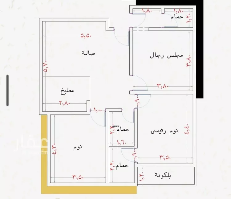 شقة للبيع في شارع أبي بكر التهامي, حي الريان, مدينة جدة, منطقة مكة المكرمة صورة 3