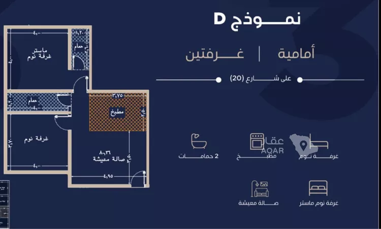 شقة للبيع في شارع أبي عبد الله السبتي, حي الياقوت, مدينة جدة, منطقة مكة المكرمة 6