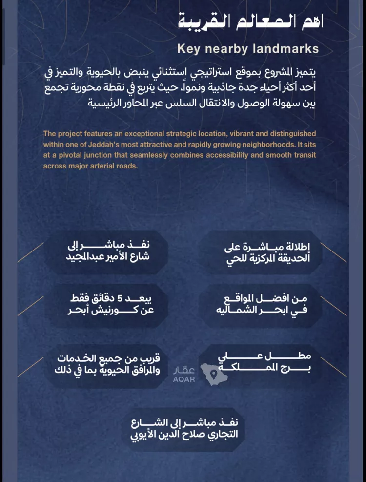 شقة للبيع في شارع شعيب بن الحسن, حي الياقوت, مدينة جدة, منطقة مكة المكرمة صورة 3