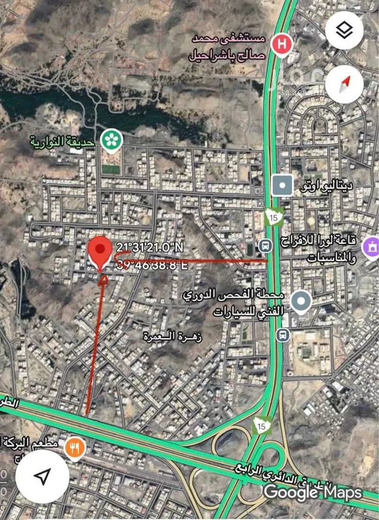أرض للبيع في شارع 4621557, حي النوارية, مدينة مكه المكرمه, منطقة مكة المكرمة صورة 3