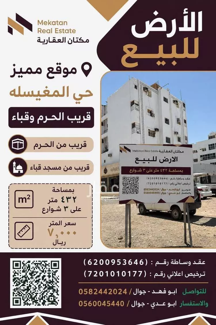 Land for Sale in Medina Al Mughislah