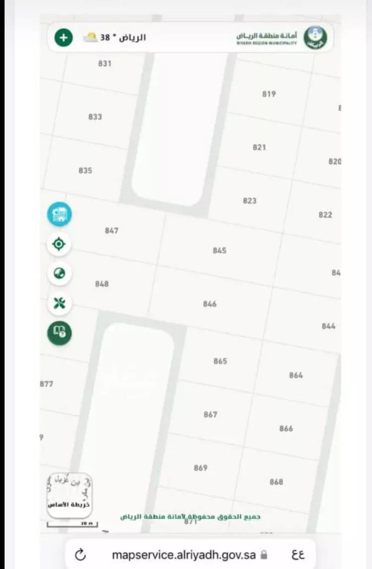 أرض للبيع في شارع 24387384, حي الواحة, مدينة الخرج, منطقة الرياض صورة 2