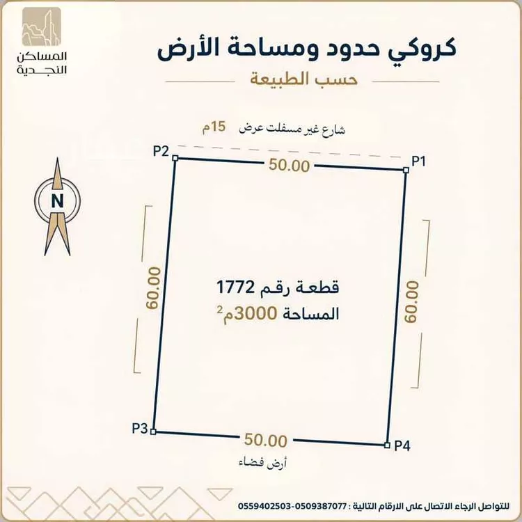 أرض للبيع في مدينة مخطط استراحات العماريه, منطقة الرياض صورة 2