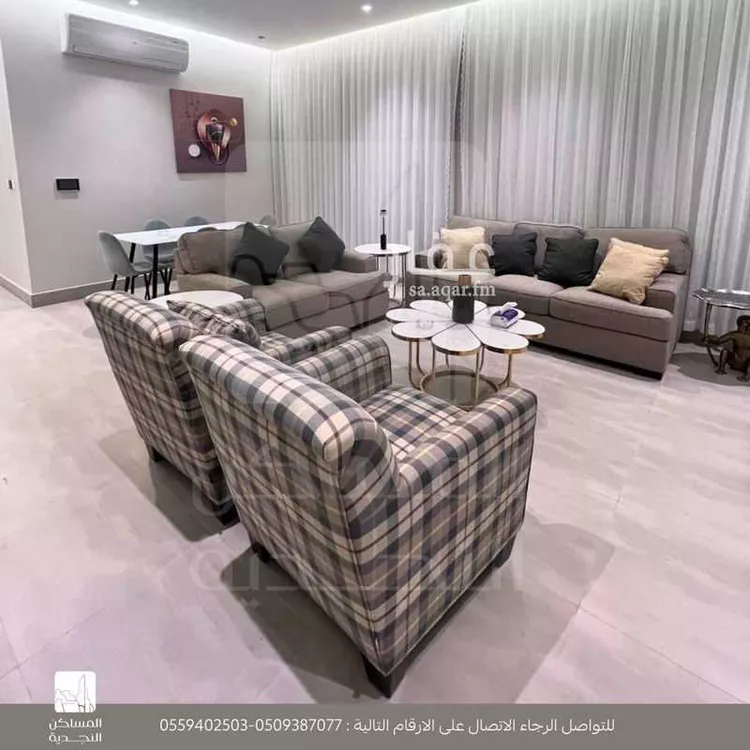 شقة للإيجار في شارع وادي نعام, حي الملقا, مدينة الرياض, منطقة الرياض صورة 4