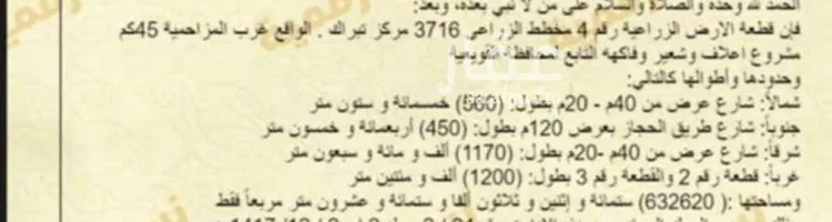 أرض للبيع في حي تبراك, مدينة الجلة, منطقة الرياض صورة 3