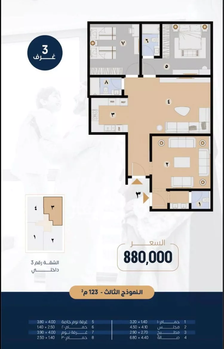 شقة للبيع في شارع الجيل الصاعد, حي النهضة, مدينة جدة, منطقة مكة المكرمة