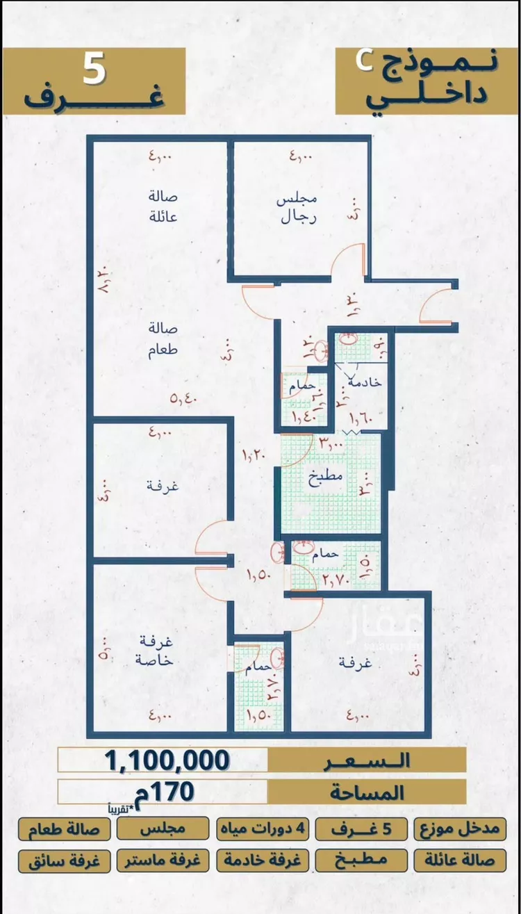 شقة للبيع في شارع الإستطلاع, حي النهضة, مدينة جدة, منطقة مكة المكرمة صورة 2