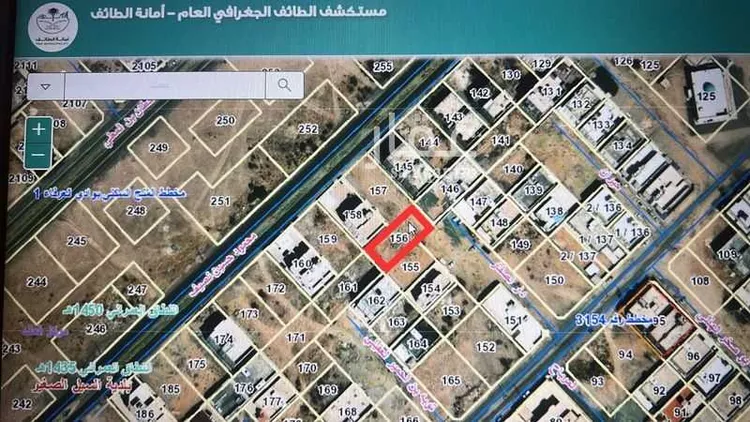 أرض للبيع في شارع خديجة النهروانية, حي العرفاء الغربية, مدينة امارة منطقة مكة المكرمة - الطائف, منطقة مكة المكرمة