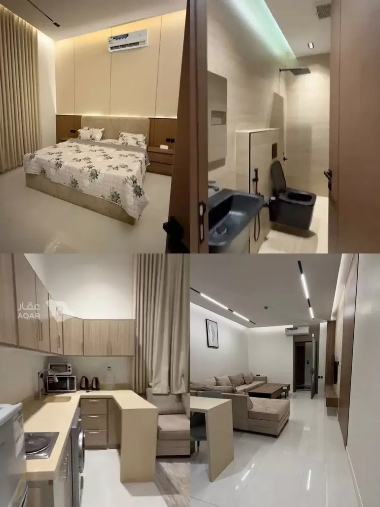 استوديو للإيجار في شارع نعيم بن عبدالله, حي العارض, مدينة الرياض, منطقة الرياض 6
