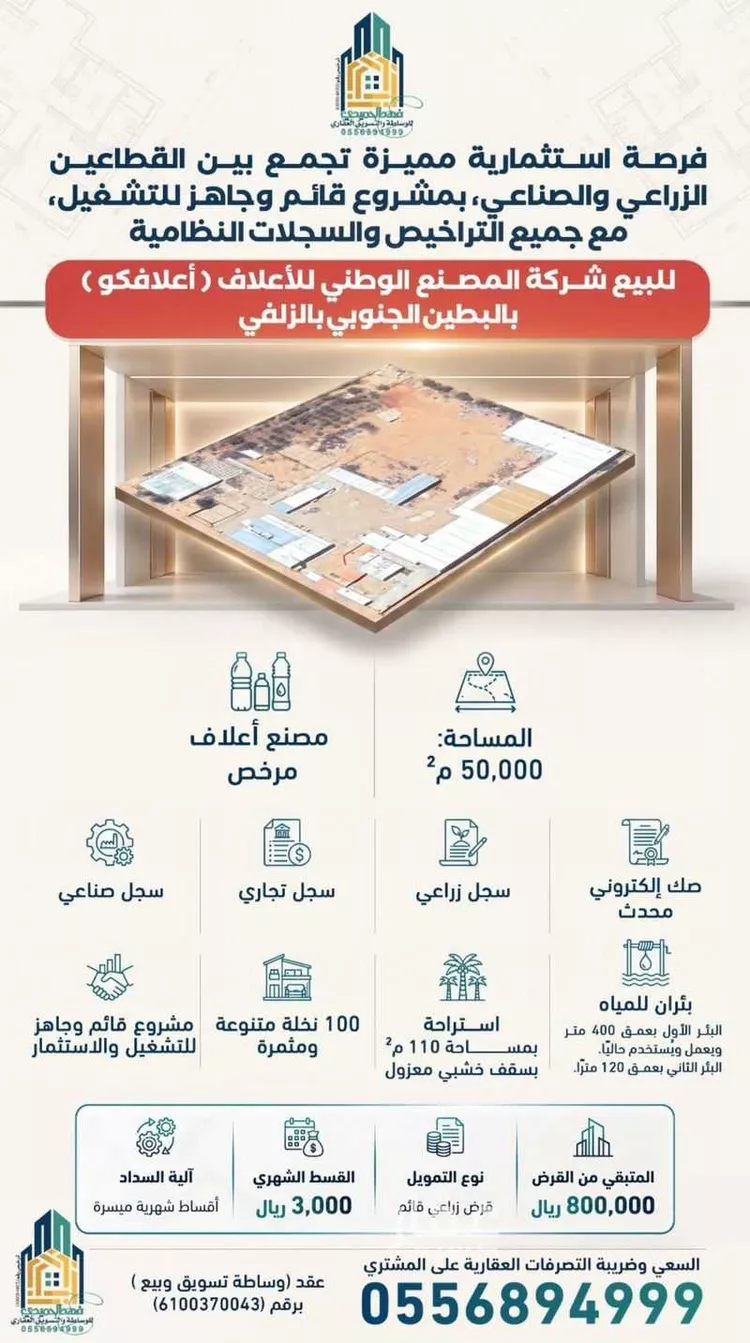 مزرعة للبيع في مدينة الزلفي, منطقة الرياض