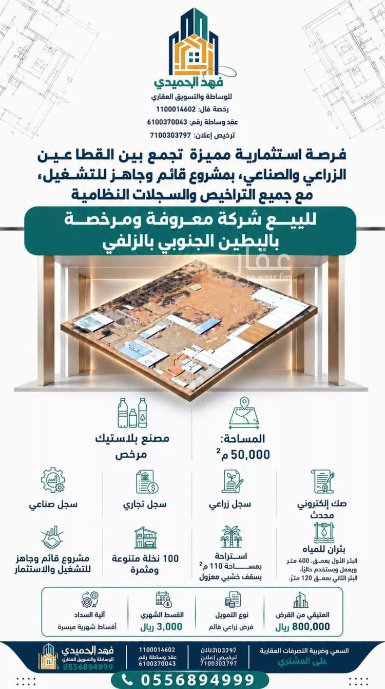 Farm for Sale in Az Zulfi Al Falah