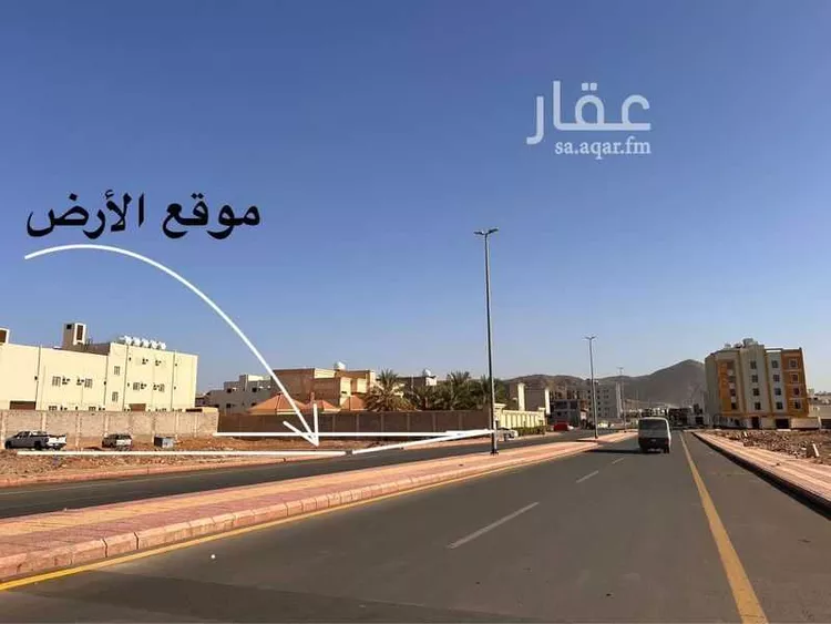 أرض للبيع في شارع سعد بن زيد الطائى, حي الدفاع, مدينة المدينه المنوره, منطقة المدينة المنورة صورة 2
