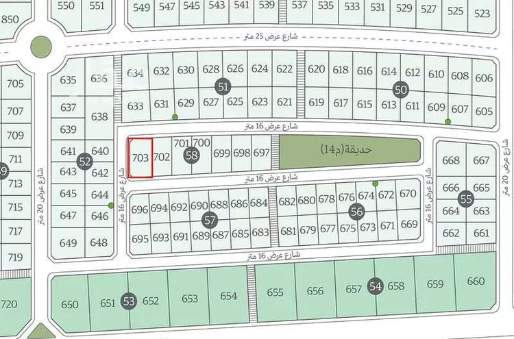 أرض للبيع في شارع الاقواس, حي الشعلة, مدينة الدمام, المنطقة الشرقية 1 صورة