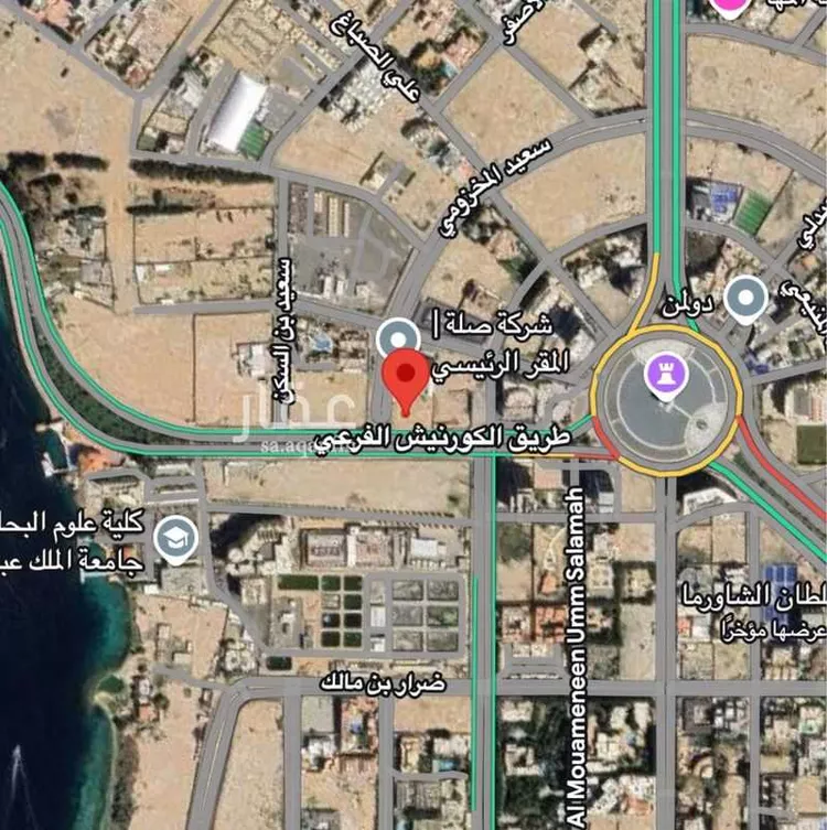 أرض للبيع في شارع طريق الكورنيش, حي أبحر الجنوبية, مدينة جدة, منطقة مكة المكرمة صورة 4