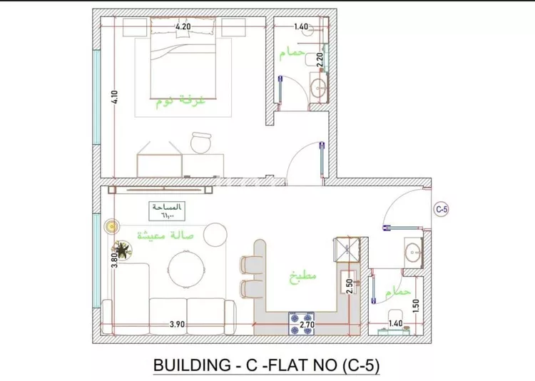 شقة للبيع في شارع الحارث عباد البكري, حي الفيحاء, مدينة جدة, منطقة مكة المكرمة صورة 2