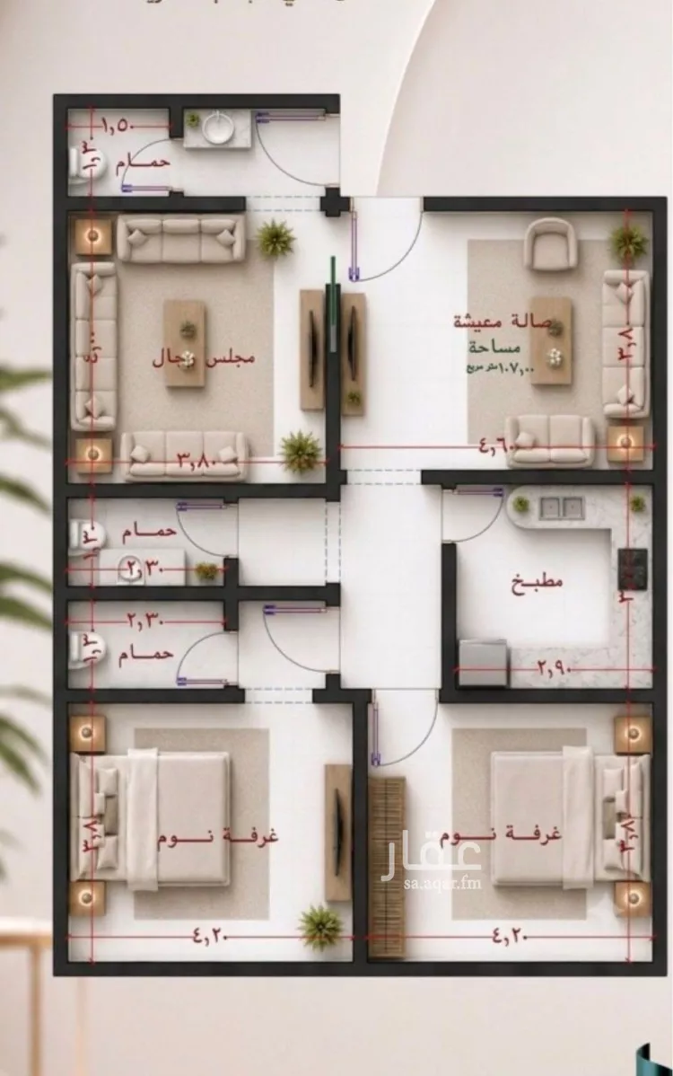 شقة للبيع في شارع طريق المدينة المنورة, حي النزهة, مدينة جدة, منطقة مكة المكرمة صورة 3