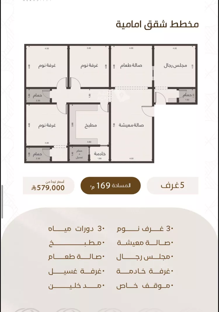 شقة للبيع في شارع ابن أبي الأسود, حي الصواري, مدينة جدة, منطقة مكة المكرمة 6