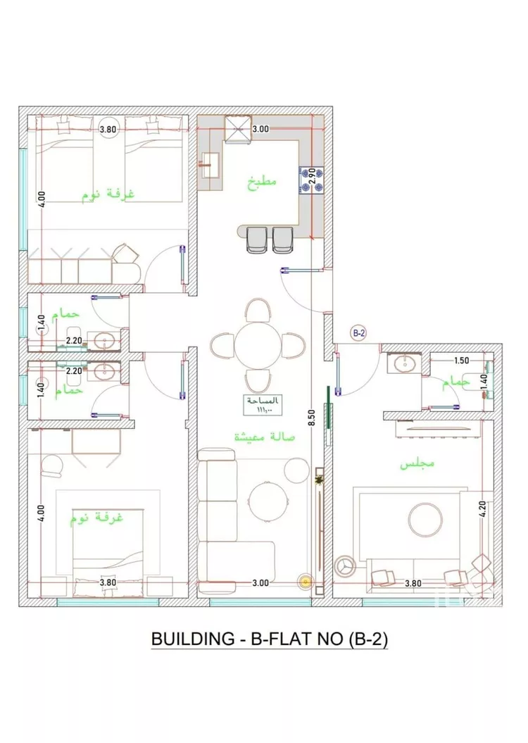 شقة للبيع في شارع حله منصور, حي الفيحاء, مدينة جدة, منطقة مكة المكرمة صورة 3