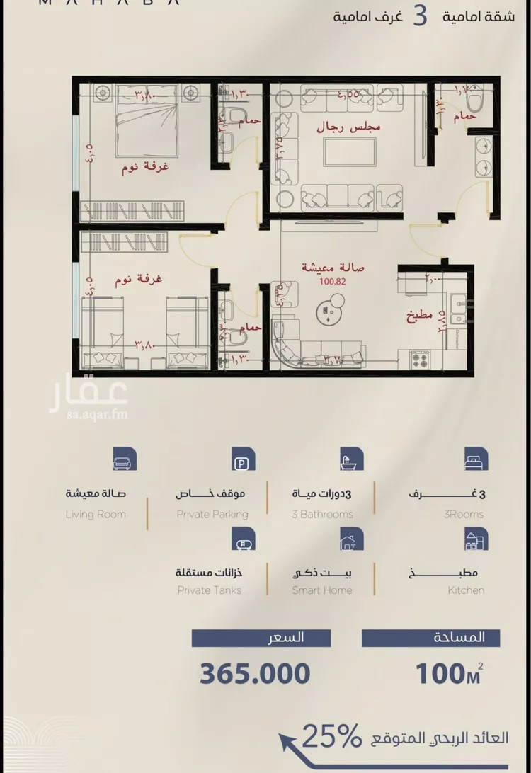 شقة للبيع في شارع برهان الدين الداراني, حي الياقوت, مدينة جدة, منطقة مكة المكرمة 6
