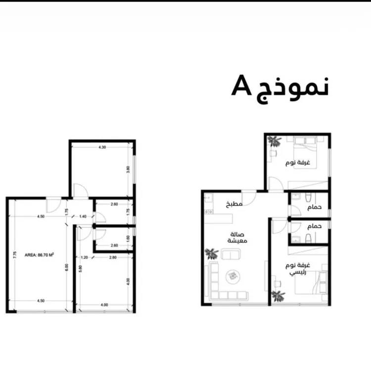 شقة للبيع في شارع ام عامر الاشهليه, حي النعيم, مدينة جدة, منطقة مكة المكرمة صورة 3