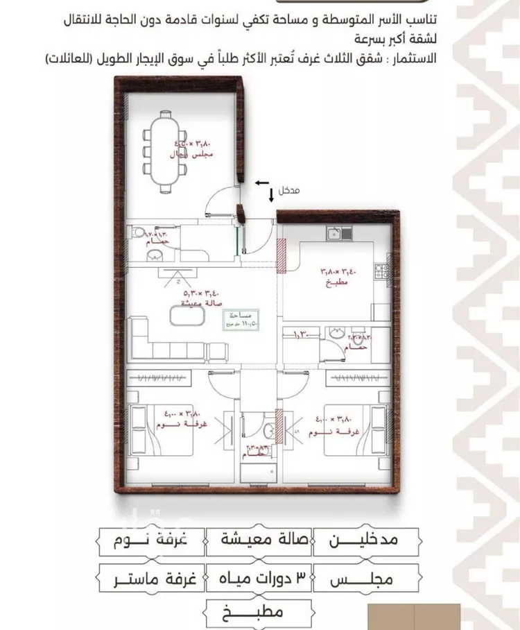 شقة للبيع في شارع ابو عبدالله الخطمي, حي النعيم, مدينة جدة, منطقة مكة المكرمة صورة 2