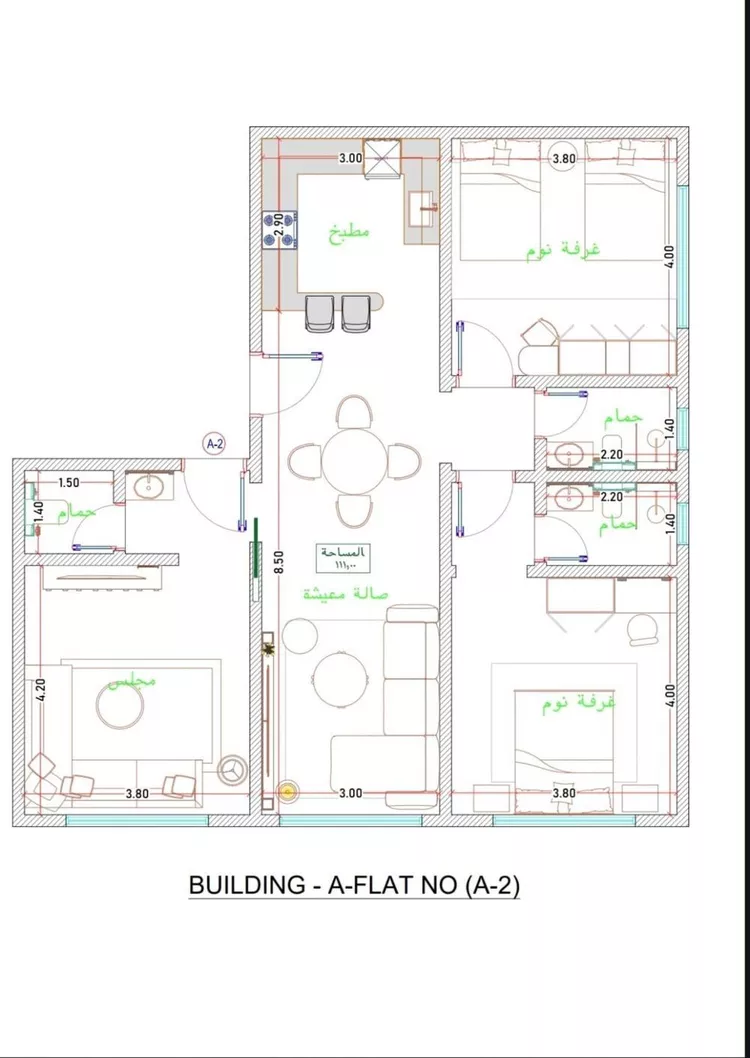 شقة للبيع في شارع زيد بن عمرو, حي الفيحاء, مدينة جدة, منطقة مكة المكرمة صورة 3